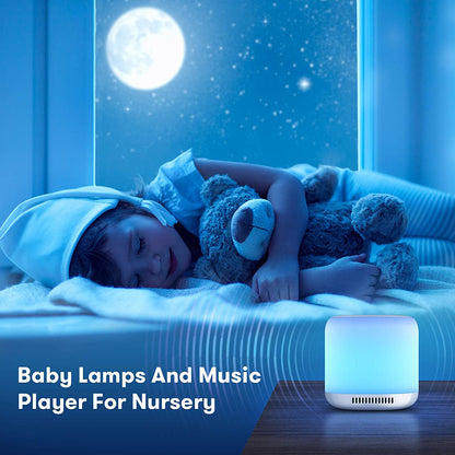 White Noise Sleep Aid For Baby Colourful Lights